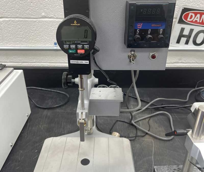 Standard method for penetration of bituminous materials